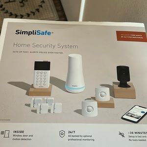 Brand new . Never been open SimpliSafe Home Security System